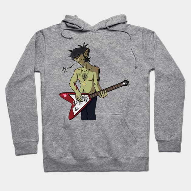 Feel Good Inc. Murdoc Hoodie by PastaNoodles